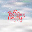 © Kara-Kotsya - merry christmas red handwritten lettering inscription holiday ph