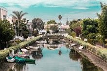 Canals In Venice, Los Angeles, California