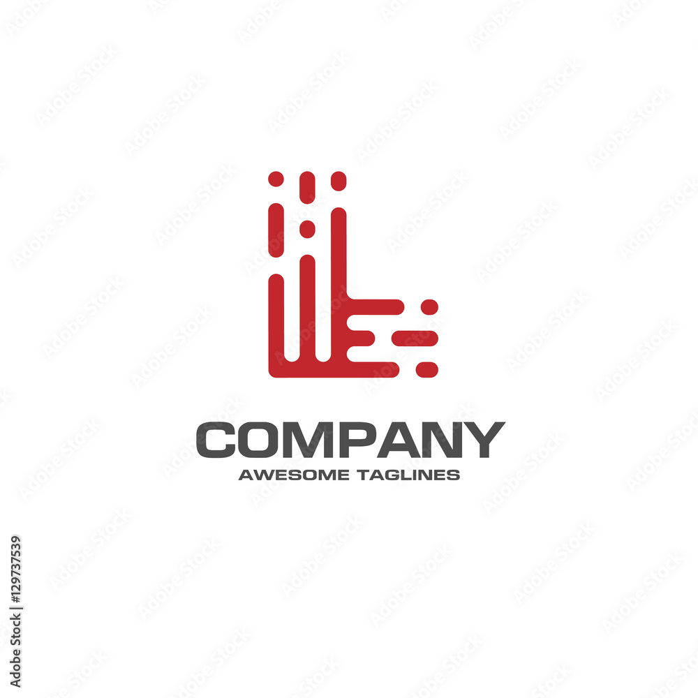 creative Letter L line Logo design vector template Linear. best letter ...