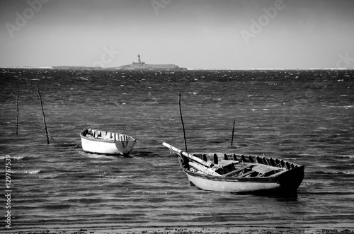 Fotomural Barco de pesca desde Mauricio