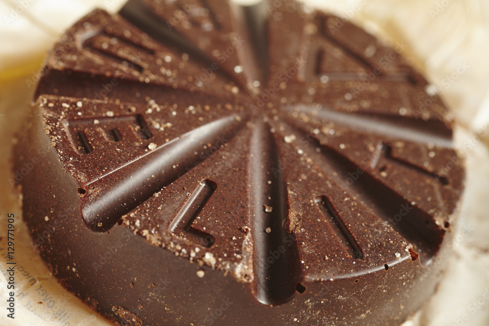 discs of Mexican chocolate