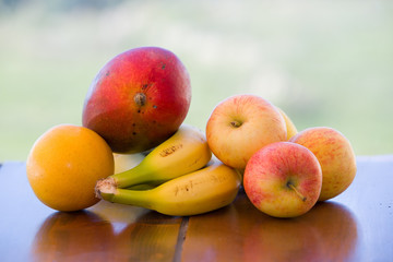 variety of fruits