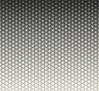 © sunspire - Abstract sacred geometry black and white gradient flower of life halftone  pattern