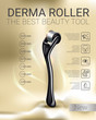Vector Illustration with derma roller.