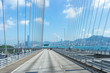 View of Hong Kong from the Stonecutters bridge