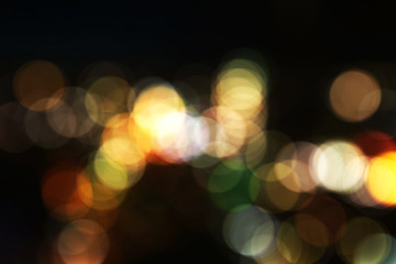 Wall Mural - Colorful defocused bokeh lights