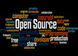© kalpis - Open Source, word cloud concept 4