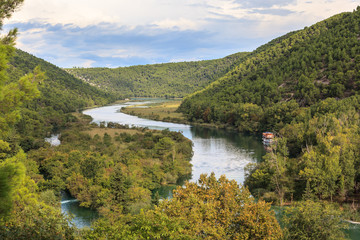 Wall Mural - Lakes and rivers in Croatia