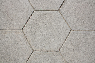 hexagon floor texture or background