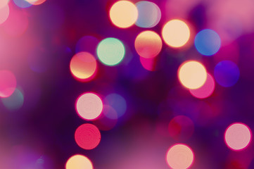 abstract lights blur bokeh background