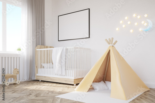 Baby S Room Crib Tent Buy This Stock Illustration And Explore