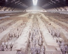 Six Thousand Terracotta Figures Two Thousand Years Old, Army Of Terracotta Warriors, From The Tomb Of The First Emperor Of China, Qin Shi Huang, Xian, Shaanxi Province, China