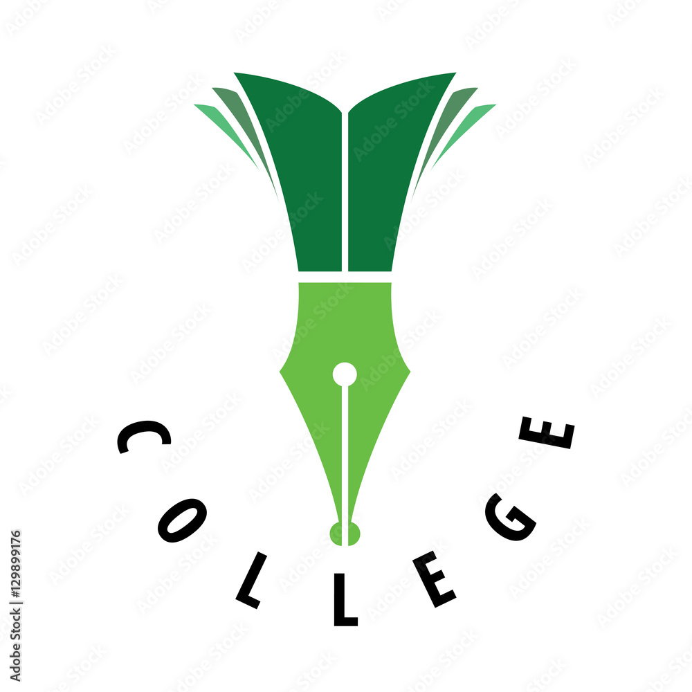 vector logo college