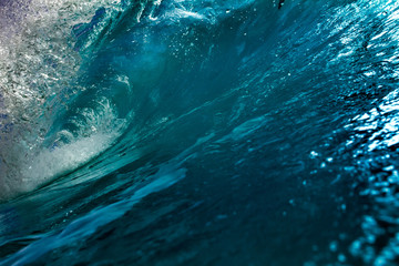 Wall Mural - ocean water in a shape of wave