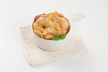 Wall Mural - dried apple slices