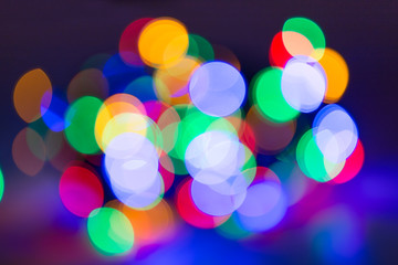 Wall Mural - colorlight bokeh background