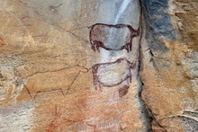 Rock Paintings Approx. 4000 Years Old, Tsodilo Hills, Botswana