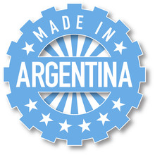 חותמת דגל ארגנטינה | וקטורים לשימוש ציבורי