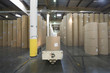 © moodboard - View of huge rolls of paper in spacious newspaper factory