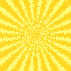 Wall Mural - sunburst roughen yellow background. vector illustration eps10.