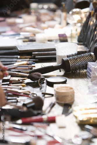 Fotografie, Obraz Cosmetics range on dressing table