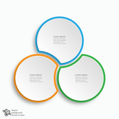 Wall Mural - business chart design 3-step #vector graphic