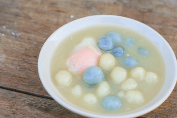 Canvas Print - Dumplings in coconut cream