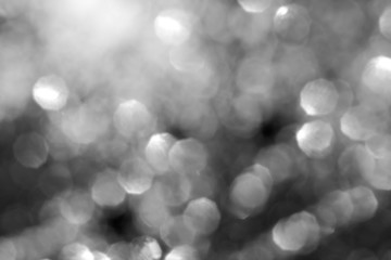 Wall Mural -  christmas background with bokeh lights