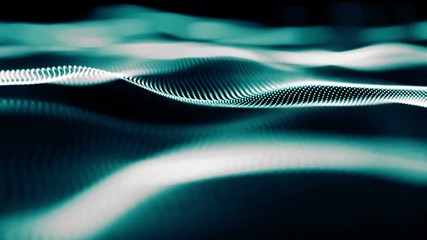 Poster - Digital particles Wave Form