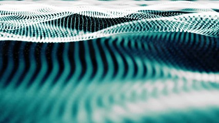 Poster - Digital particles Wave Form