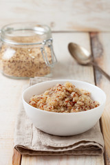 Wall Mural - Cooked quinoa in a bowl