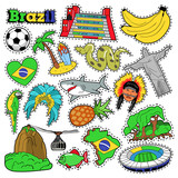 Mexico Travel Scrapbook Stickers Patches Badges Stock Illustration -  Download Image Now - Mexico, Scrapbook, Travel - iStock