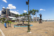Port Louis waterfront in Mauritius capital city