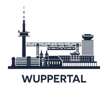 Wuppertal Skyline Emblem