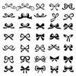 Decorative bows ribbon set