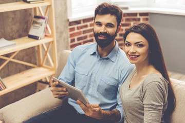 Sticker - Attractive young couple