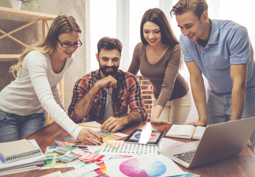 Business people working