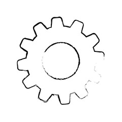 Isolated gear symbol icon vector illustration graphic design