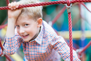 Canvas Print - kid at playground