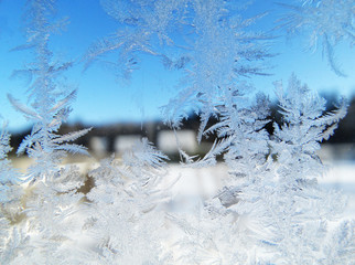 snowflakes pattern as winter texture background