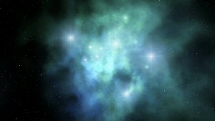Wall Mural - spinning nebula loopable