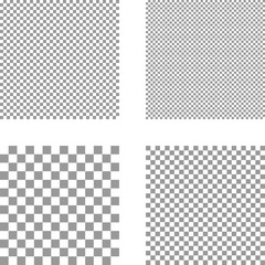 Poster - pixel gray square seamless background