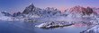 Reine on the Lofoten islands in northern Norway in winter