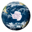 Planet Earth with clouds, Antartide - Pianeta Terra con nuvole, Antartide