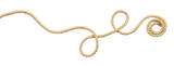 Fototapeta  - Beige cotton rope curl