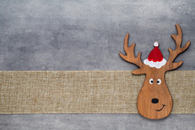 Christmas Greeting Card. Noel Gnome Background. Christmas Symbol