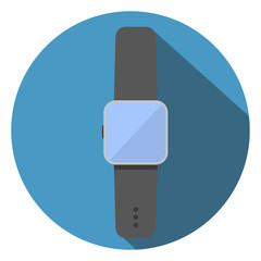 Canvas Print - smart watch flat icon vector illustration