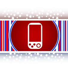 Poster - web icon button with smart phone