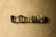 SIGNIFICANCE - close-up of grungy vintage typeset word on metal backdrop. Royalty free stock illustration.  Can be used for online banner ads and direct mail.