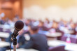 © CasanoWa Stutio - Microphone in meeting room for a conference